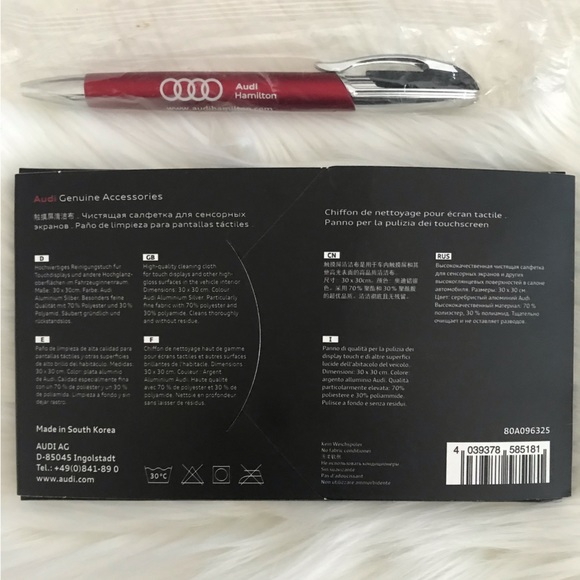 AUDI • High Quality Cleaning Cloth + Audi Pen - Picture 8 of 8